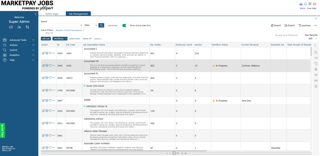 MarketPay Jobs with JDXpert