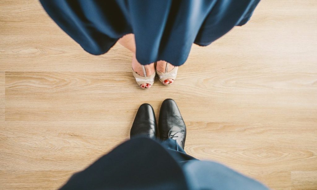 overdressed for a job interview