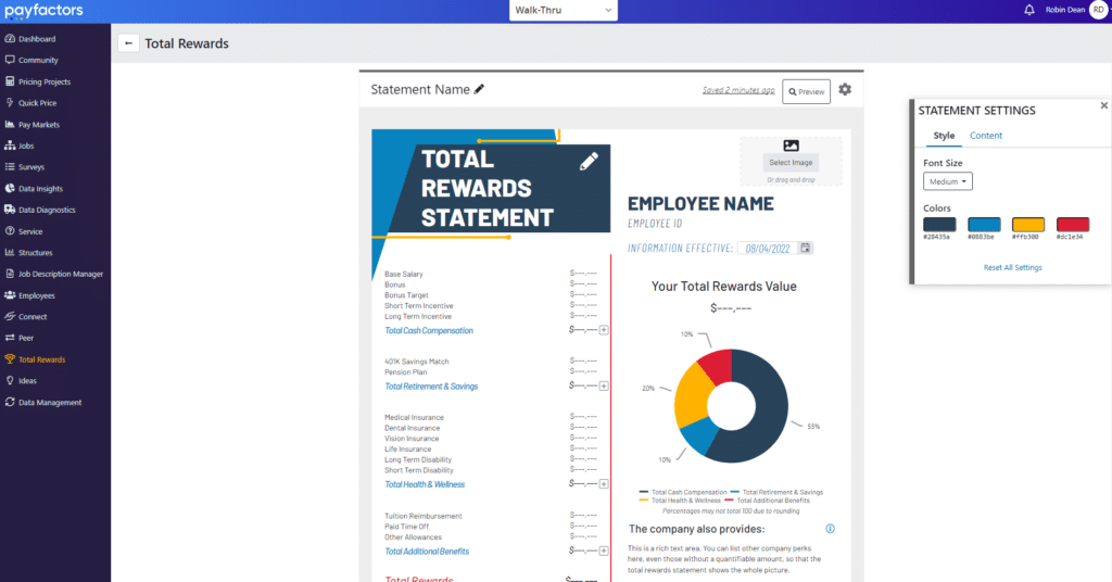 Total rewards statement