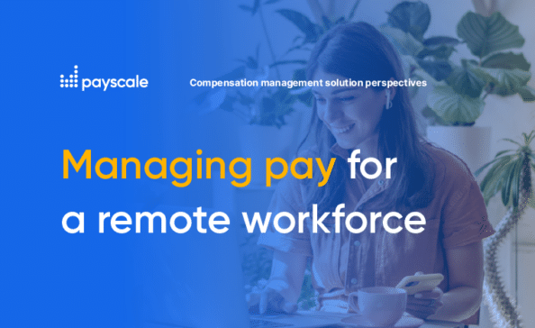 Managing pay for a remote work