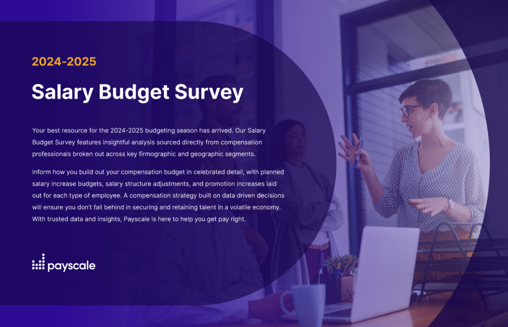 Salary Budget Survey (SBS) Report Cover